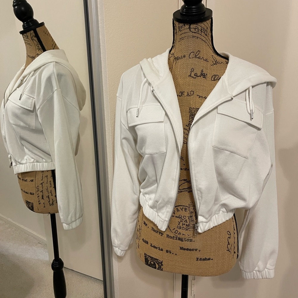 Showpo White Bomber Jacket